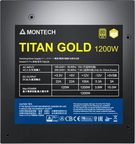 Montech TITAN GOLD 1200 TIS0126 фото 6