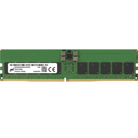 Память оперативная/ Micron 32GB DDR5 4800MT/s CL40 ECC Registered DIMM фото 1
