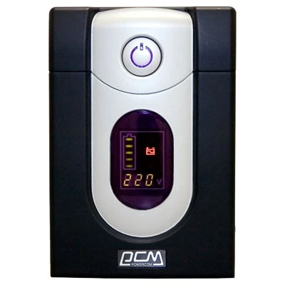 ИБП Powercom IMD-1200AP, LCD, линейно-интерактивный, 1200 ВA, 720 Вт, 4 розетки IEC320 C13 с резервным питанием,  2 розетки IEC320 C13 с фильтрацией, USB, защита RJ45/RJ11, ШхГхВ 130х382х192мм, 13.4 кг/ UPS Powercom IMD-1200AP, LCD, Line Interactive, 1200 фото 1
