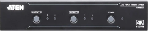 Переключатель, электрон., HDMI, 2> 2 мониторов, без шнуров, (передача фото 1