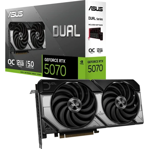 ASUS DUAL RTX5070 O12G фото 1