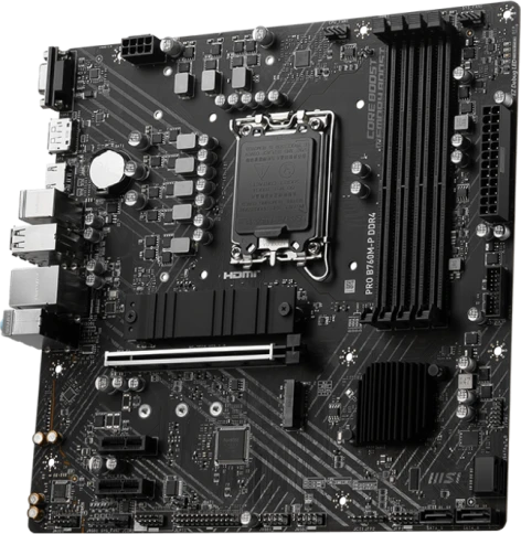 Материнская плата/ MB MSI INTEL B760 s1700, 4xDDR4(128GB), D-SUB/HDMI фото 3