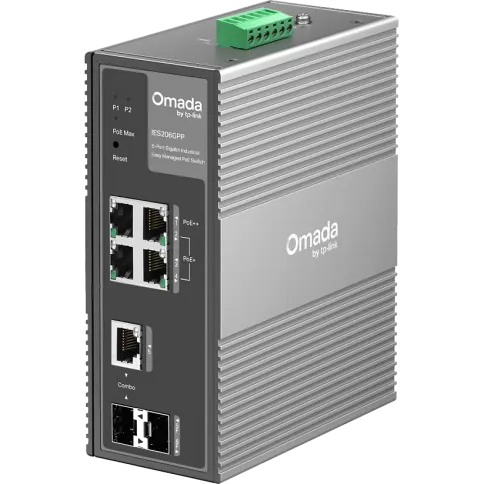 Коммутатор/ Omada 6-Port Gigabit Industrial Easy Managed Switch with 3 фото 1
