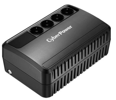 ИБП CyberPower BU850E, Line-Interactive, 850VA/425W, 4 Schuko розетки, Black, 0.2х0.15х0.2м., 5кг./ UPS CyberPower BU850E 850VA/425W (4 EURO) фото 1