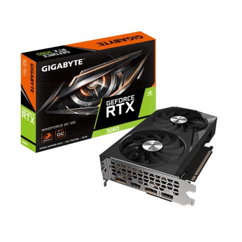 Видеокарта/ VGA GIGABYTE NVIDIA GeForce RTX 3060 WINDFORCE OC 12G REV2 фото 7