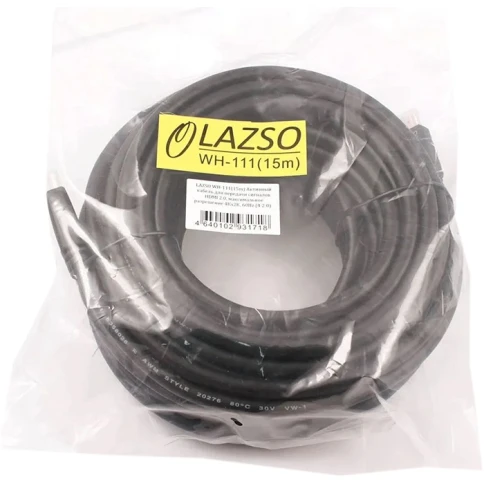 Кабель/ LAZSO Активный кабель для передачи сигналов HDMI 2.0, максимальное... фото 4