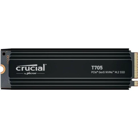 Твердотельный накопитель Crucial T705 4TB PCIe Gen5 NVMe M.2 SSD... фото 2