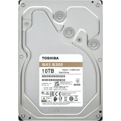 Жесткий диск/ HDD Toshiba N300 NAS SATA3 3.5" 10TB 7200... фото 2