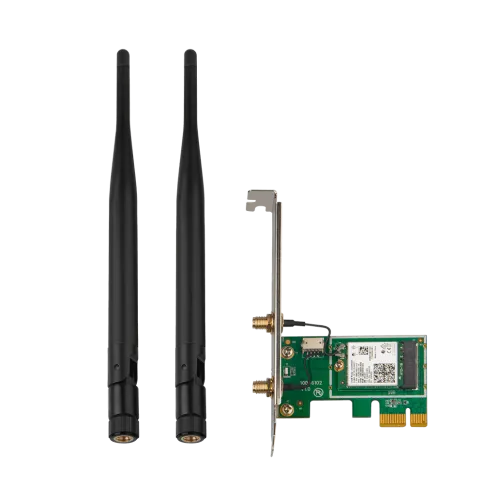 Адаптер Wi-Fi/ "Сетевой PCIe Адаптер  AX3000 Wi-Fi 6 Bluetooth 5.0 PCI фото 2