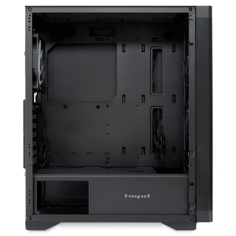 Корпус без блока питания/ Case HSPD M520, Mesh Mid Tower, Black, slide фото 6