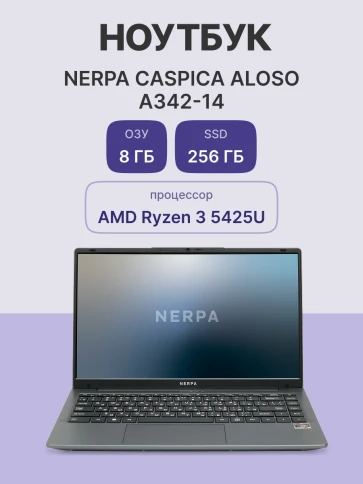 Ноутбук/ Ноутбук NERPA CASPICA ALOSO A342-14 (14.1" IPS/1920x1080/AMD фото 2