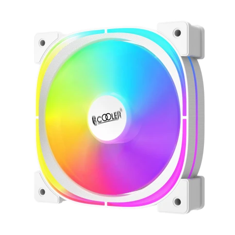 Кулер для корпуса/ Case Cooler PCCooler EF120 ARGB WH (120x120x25mm, 4 фото 3