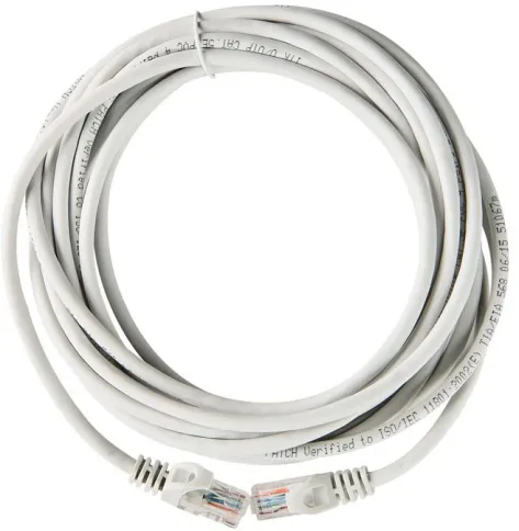 ITK RJ45(m) - RJ45(m) Cat. 5e U/UTP PVC 10м серый фото 1