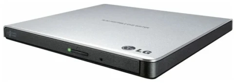 Оптический привод/ LG DVD-RW ext. Silver Slim Ret USB2.0 (3.0... фото 2