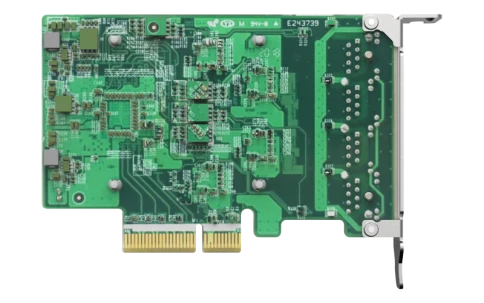 Сетевая карта/ QNAP QXG-2G4T-I225 4-port 2.5 GbE network expansion car фото 3
