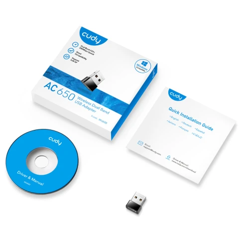 Адаптер Wi-Fi/ 650Mbps Wi-Fi USB Adapter, Mini Size, 433Mbps at... фото 5