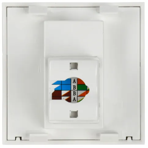 PRIMER РКИ-20-00-П-6 Розетка RJ45 кат.6 (2 мод.) бел. IEK фото 2