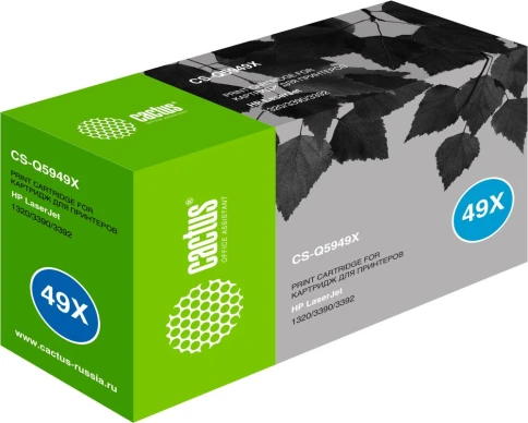 -/ Картридж лазерный Cactus CS-Q5949X Q5949X черный (6000стр.) для HP... фото 1