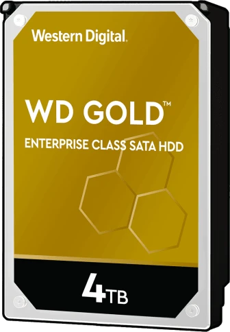Жесткий диск/ RECERTIFIED HDD WD SATA3 4Tb Gold 7200 128mb 1 year warr фото 1
