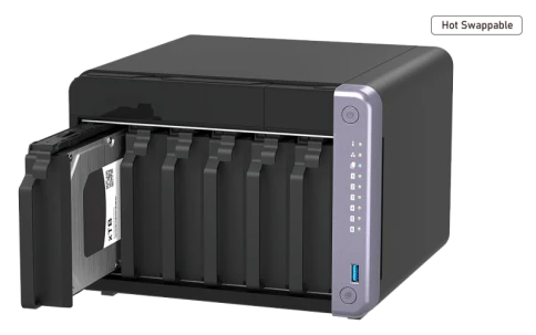 Сетевое хранилище без дисков/ SMB QNAP TS-632X-4G 6-bay 3.5" desktop N фото 8