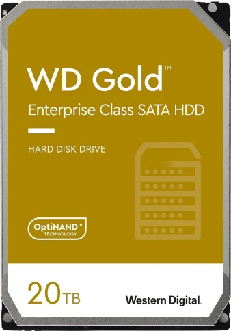 Жесткий диск WD SATA-III 20TB WD202KRYZ Server Gold 512E (7200rpm)... фото 1