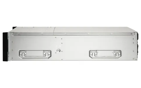 Сетевое хранилище без дисков/ Enterprise QNAP ES1686dc-2142IT-96G NAS, 16-tray SAS w/o HDD, rackmount, 2xPSU, per controller: Xeon D-2142IT 8-core 1.9 GHz processor (burst up to 3.0 GHz), 48 GB RDIMM DDR4 ECC up to 512 GB (8 x 64GB), 4xSFP+, Included rail фото 8