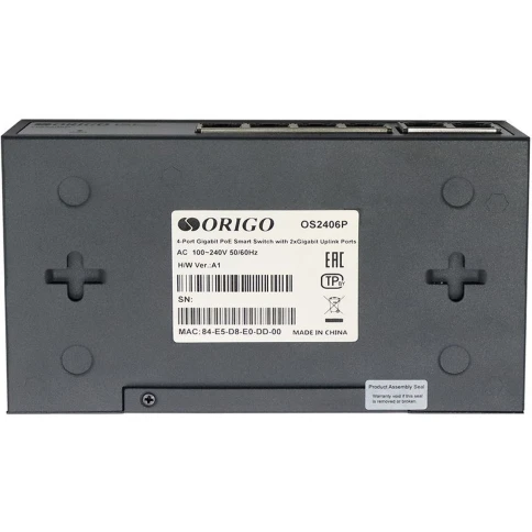 Коммутатор/ Smart Managed L2 PoE Switch 4 x 1000Base-T PoE+,... фото 3