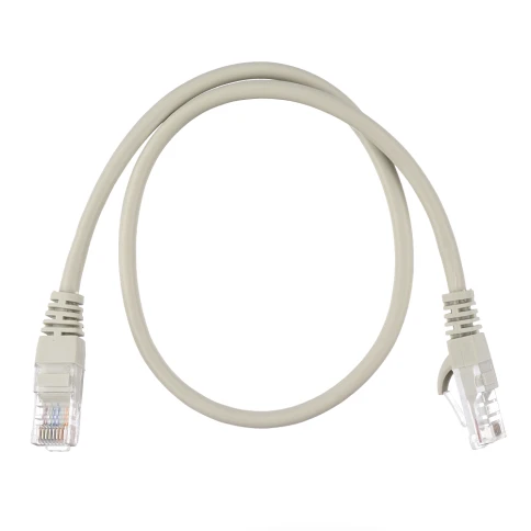 Патч-корд/ Патч-корд GoPower RJ-45 (m)-RJ-45 (m) 0.5м кат.5е ПВХ 26AWG CCA серый в пакете (1/250) фото 3