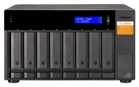 Полка расширения сетевого хранилища без дисков/ SMB QNAP TL-D800S SATA фото 4