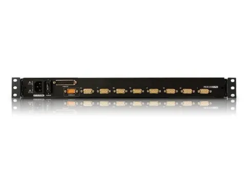 8-портовый KVM-переключатель с ЖК-дисплеем Slideaway/ATEN/ SINGLE RAIL фото 1
