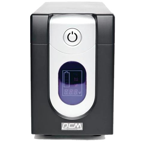 ИБП Powercom IMD-1025AP, LCD, линейно-интерактивный, 1025 ВA, 619 Вт, 4 розетки IEC320 C13 с резервным питанием,  2 розетки IEC320 C13 с фильтрацией, USB, защита RJ45/RJ11, ШхГхВ 130х382х192мм, 13.4 кг/ UPS Powercom IMD-1025AP, LCD, Line Interactive, 1025 фото 1