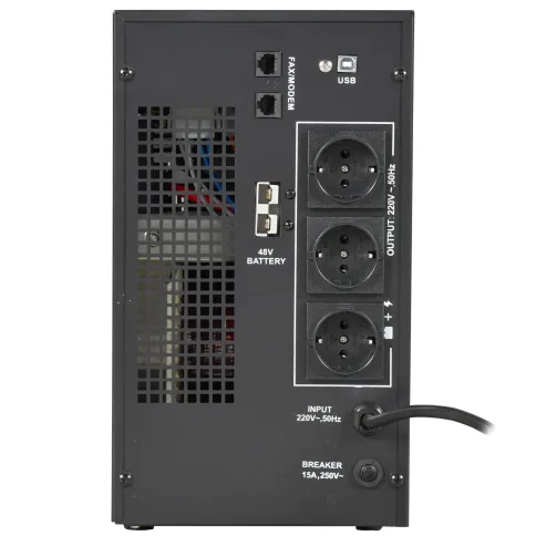 ITK ELECTRA LT ИБП 2кВА/1,6кВт 48VDC без АКБ USB Schuko фото 5
