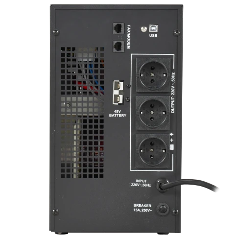 ITK ELECTRA LT ИБП 2кВА/1,6кВт 48VDC без АКБ USB Schuko фото 5