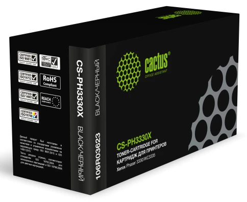 Картридж лазерный Cactus CS-PH3330X 106R03623 черный (15000стр.) дл фото 3