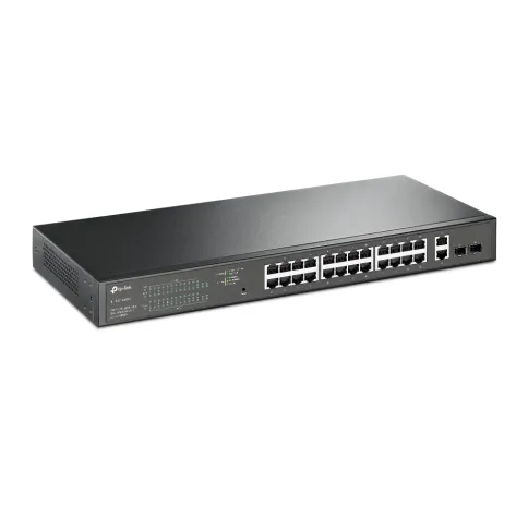 Сетевой коммутатор/ 28-port Easy Smart switch with 24 PoE+ ports, 26 1 фото 2