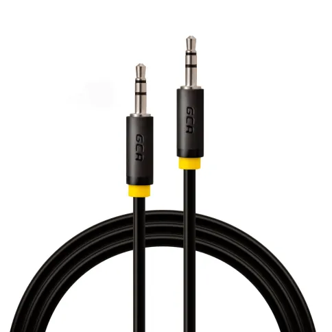 Greenconnect 2.0м jack 3,5mm/jack 3,5mm черный, желтая окантовка, ульт фото 2