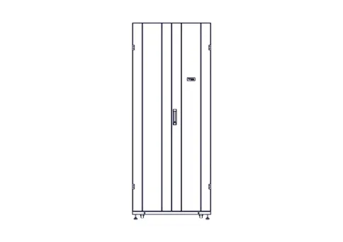 Шкаф Systeme Electric, серия Uniprom, 42U-800/1200, боковые панели 4шт фото 8