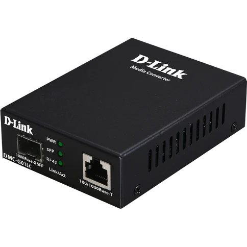 Медиаконвертер/ DMC-G10SC Media Converter 1000Base-T to 1000Base-LX, SC, Single-mode, 1310nm,... фото 1