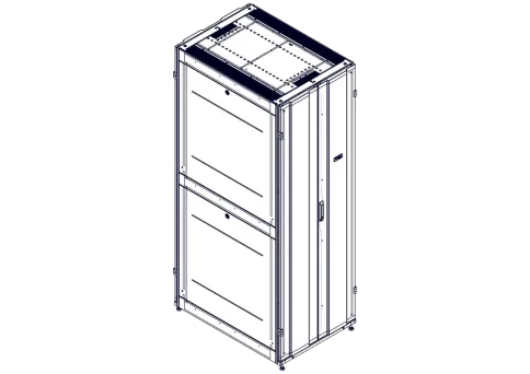 Шкаф Systeme Electric, серия Uniprom, 48U-750/1070, боковые панели 4шт фото 1