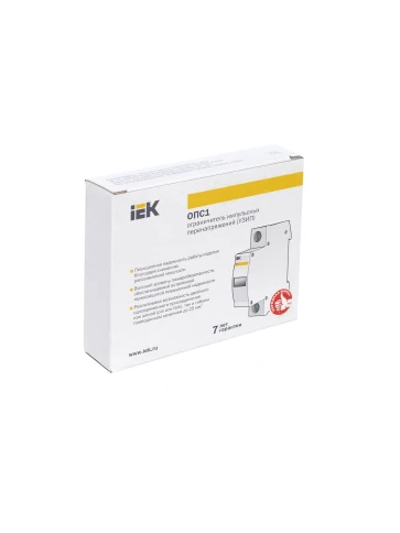 KARAT ОПС1-B УЗИП 1P In=30кА Un=400В Im=60кА IEK фото 10