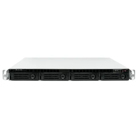 Серверный корпус/ 1U chassis;  Mini-ITX, Micro-ATX, ATX MBs; 4 x 3.5'' фото 1