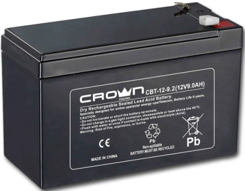 Аккумулятор Crown CBT-12-9.2 фото 1