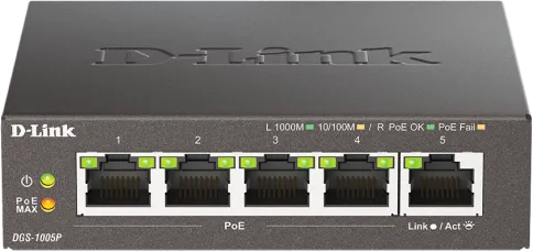 D-Link DGS-1005P/B3A фото 1