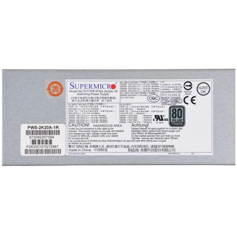 SuperMicro PWS-2K20A-1R фото 3