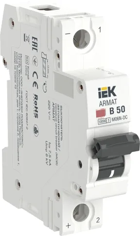 ARMAT Авт. выкл. M06N 1P B 50А IEK фото 10
