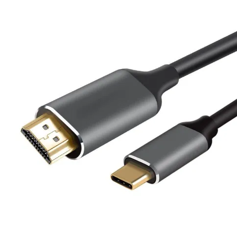 VCOM USB 3.2 Type-C (m) - HDMI (m) 1.8м фото 2