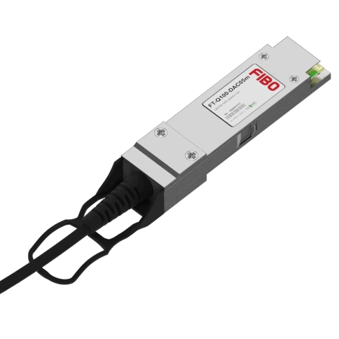 Кабель/ FIBO FT-Q100-DAC05m QSFP28 to QSFP28 DAC модуль, медный кабель Belden, 0,5м фото 3