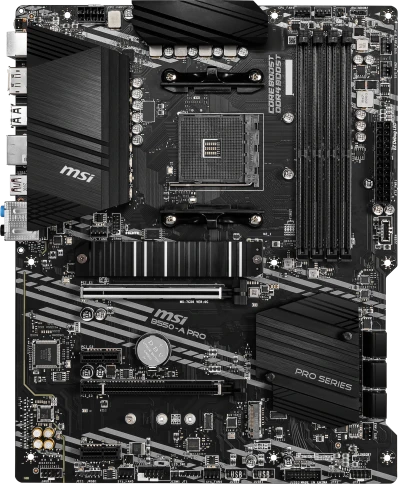 Материнская плата/ MB MSI AMD B550 sAM4, 4xDDR4(128GB), HDMI 2.1/DP, 1 фото 1
