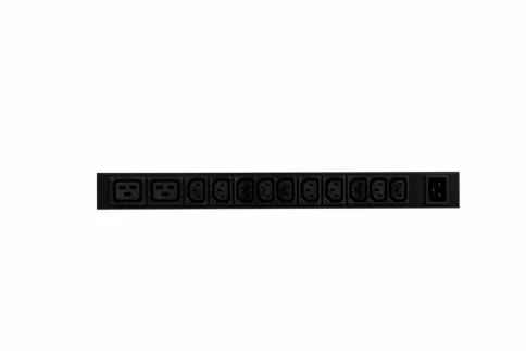 БРП Uniprom, с мониторингом, 1U, 240В, 1Ф, 16A, 10xC13 2xC19, 2м, IEC3 фото 2