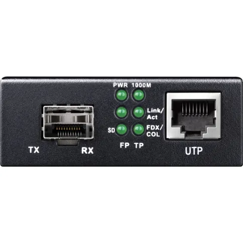 Медиаконвертер/ 10/100/1000M SFP Slot to 10/100/1000M PoE+ Port, IEEE фото 2